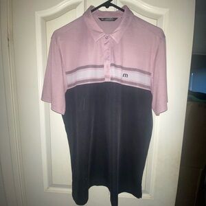 Travis Mathew Polo Golf Shirt Size L Excellent Condition